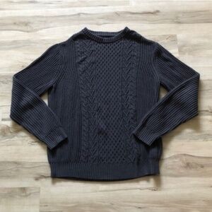 Grey Cable Knit Buffalo David Bitton Sweater